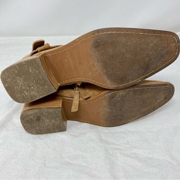 Paolo Suede Heeled Ankle Boots- Size 7.5 - Picture 12 of 15